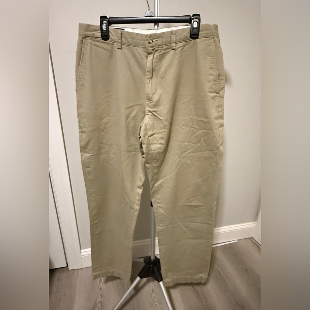 Polo Ralph Lauren Preston Chino Pants Mens 36x34 Khaki Cotton Preppy Casual